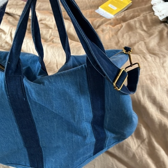 Jcrew Denim Duffle bag (weekender bag) - Picture 4 of 6